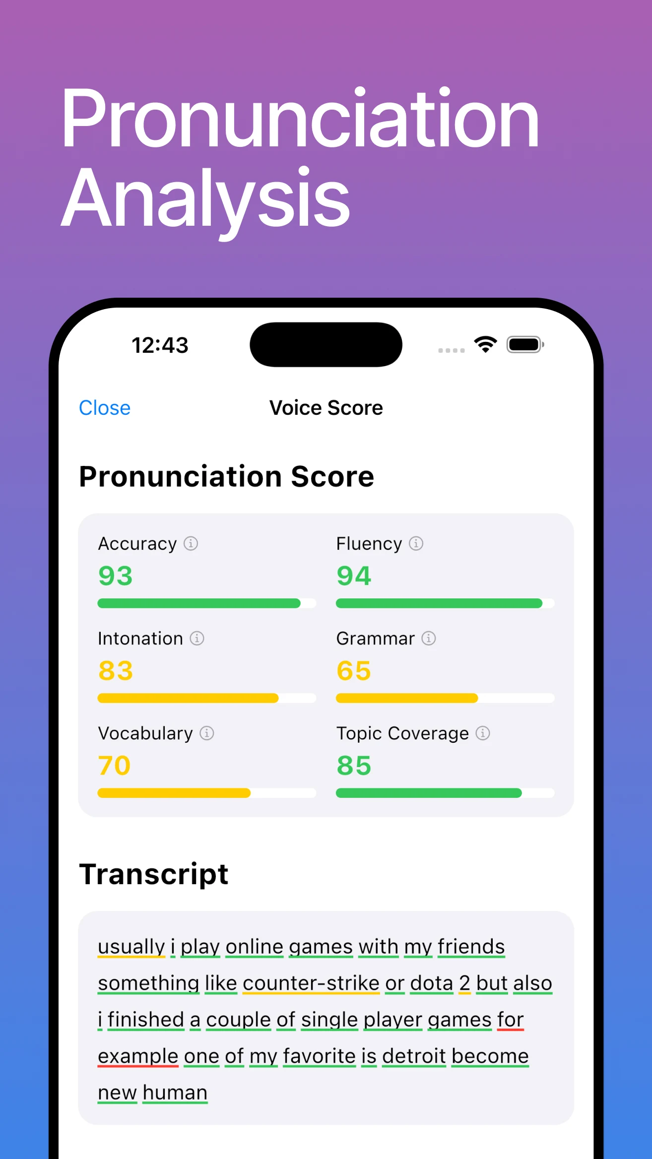 Chatty - English Tutor screenshot